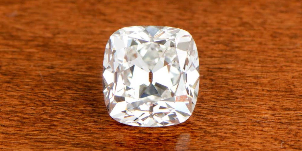 old mine cut lab grown diamonds