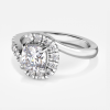 2 carat cushion cut diamond with halo