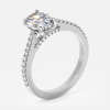 2.5 carat oval cut diamond engagement ring