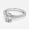 hidden halo oval cut engagement ring white gold