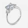 princess cut diamond 5 carat diamond ring