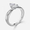 2 carat diamond ring pear shaped solitaire