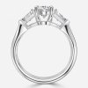 2 carat diamond three stone ring