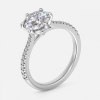 dainty diamond engagement ring round cut