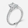 diamond band lab created marquise diamond engagement ring