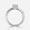 diamond solitaire ring 1.5 carat pear cut white gold