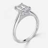 emerald cut solitaire ring