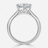 lab created princess diamond engagement rings