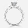 oval cut engagement ring diamond band