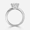 princess shaped solitaire ring