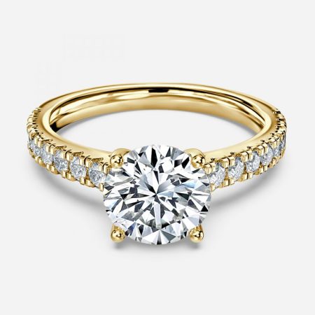 Ella Round Diamond Band Engagement Ring Ella Round Diamond Band Engagement Ring