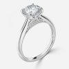 round solitaire engagement rings