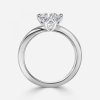 three carat round solitaire diamond ring