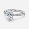 vintage marquise and diamond engagement ring