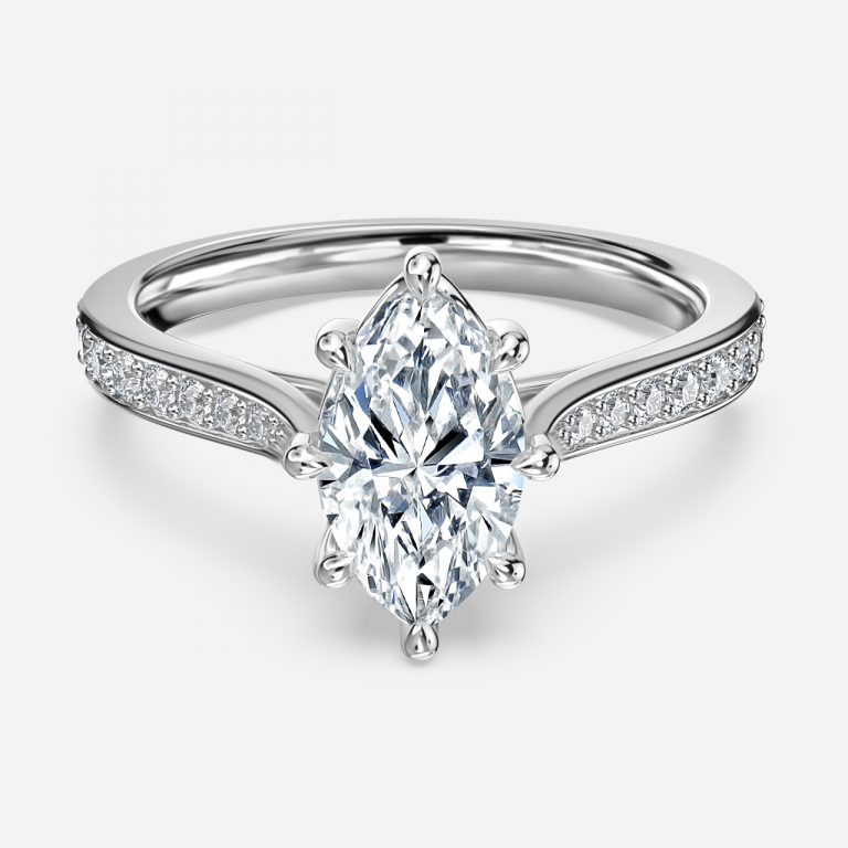 vintage marquise and diamond ring