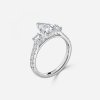 5 carat diamond rings pear