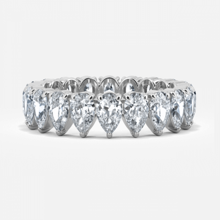 Bezel Pear Eternity Band Bezel Pear Eternity Band