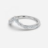 pear shaped anniversary ring white gold