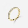 round shaped anniversary ring sets yellow gold round shaped