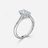 1.2 ct radiant solitaire ring
