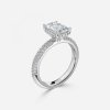 1.5 carat radiant diamond ring with hidden halo