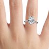 1.5 oval cut solitaire engagement ring