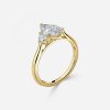 2 carat marquise cut diamond ring with three stone