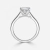 diamond asschre cut solitaire engagement rings