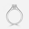 diamond radiant cut solitaire engagement rings