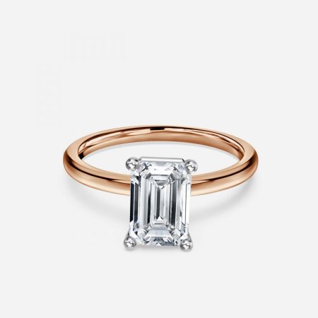 Lydia Emerald Solitaire Engagement Ring Lydia Emerald Solitaire Engagement Ring