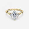 marquise cut engagement rings with three stone