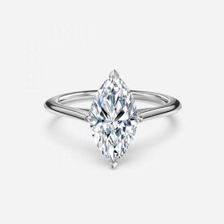 Lotus Marquise Solitaire Engagement Ring Lotus Marquise Solitaire Engagement Ring