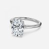 oval shaped solitaire engagement rings