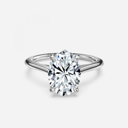 Lotus Oval Solitaire Engagement Ring Lotus Oval Solitaire Engagement Ring