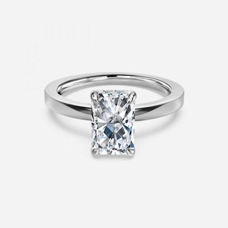 Chloe Radiant Hidden Halo Engagement Ring Chloe Radiant Hidden Halo Engagement Ring