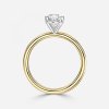 ring pear diamond solitaire yellow gold