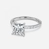 1.5 carat princess diamond band ring