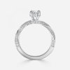 3ct oval cut diamond solitaire ring