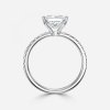 diamond band princess diamond engagement ring for women