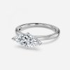 marquise wedding band solitaire white gold ring
