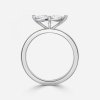 white gold wedding band marquise ring