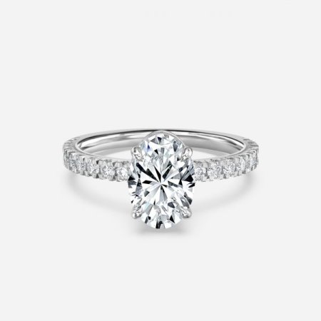 Kenzo Oval Hidden Halo Engagement Ring Kenzo Oval Hidden Halo Engagement Ring