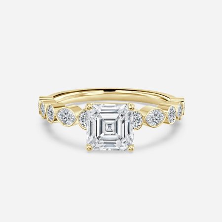 Trinity Asscher Unique Engagement Ring Trinity Asscher Unique Engagement Ring