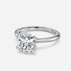 3 carat solitaire princess cut diamond wedding ring