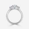 classic three stone oval engagement ring
