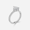 heart cut 2 carat diamond hidden halo ring