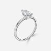 one carat solitaire pear diamond ring