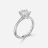 one carat solitaire princess diamond ring