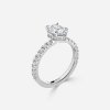 oval cut 2 carat diamond hidden halo ring