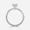 oval cut diamond ring with solitaire